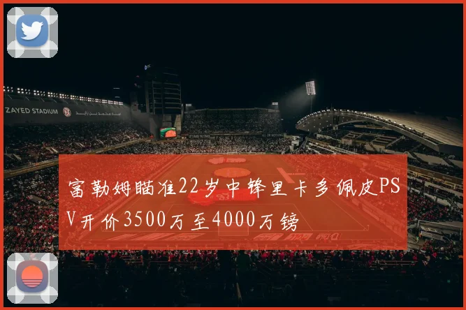 富勒姆瞄准22岁中锋里卡多佩皮PSV开价3500万至4000万镑